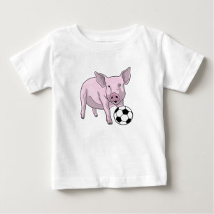 Fotbollsspelare i gris t shirt