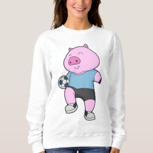 Fotbollsspelare i gris t shirt