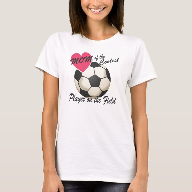 Fotbollsspelare i Mamma T Shirt (Framsida)
