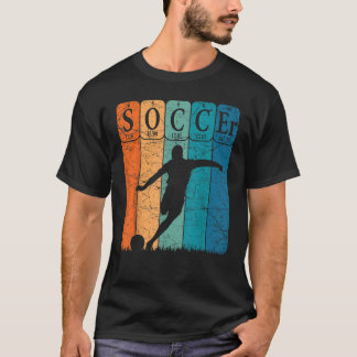 Fotbollsspelare i periodisk Bord Inslag T Shirt