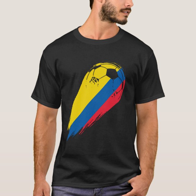 Fotbollsspelare i Pridet Colombia T Shirt (Framsida)
