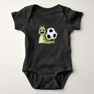 Fotbollsspelare i snigel t shirt