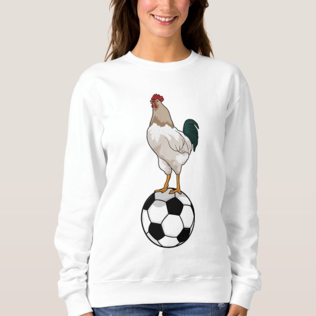 Fotbollsspelare i tupp t shirt (Framsida)