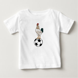 Fotbollsspelare i tupp t shirt