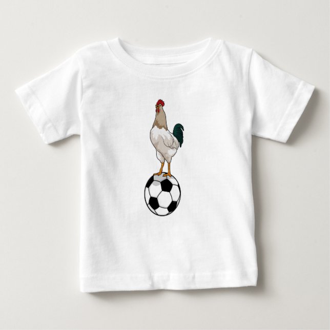 Fotbollsspelare i tupp t shirt (Framsida)