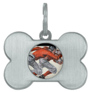 Fotbollsspelare ID-bricka Husdjur