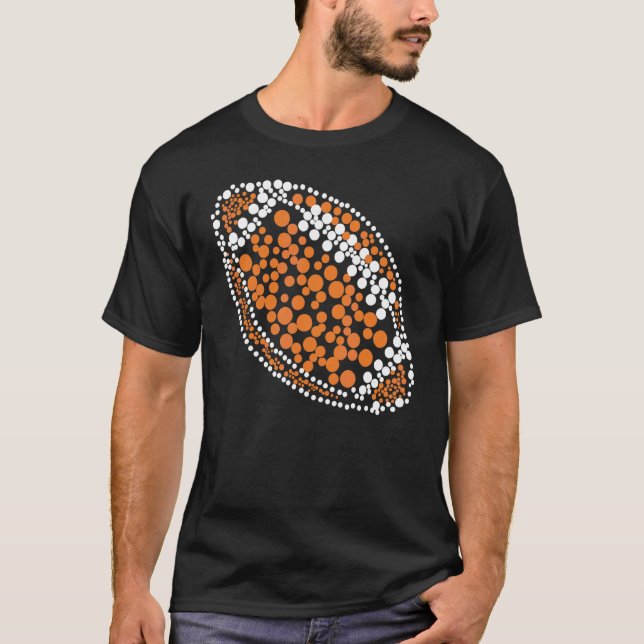Fotbollsspelare Internationella prickens dag T Shirt (Framsida)