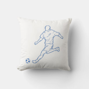 fotbollsspelare kudde
