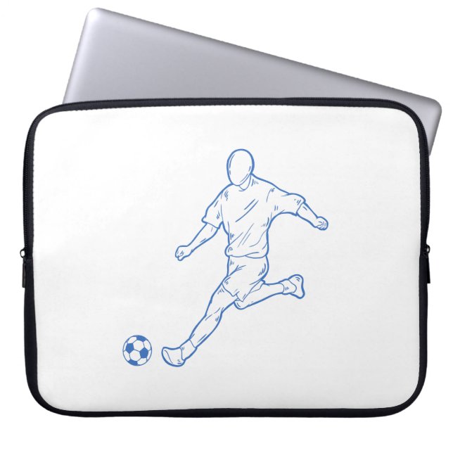 fotbollsspelare laptop fodral (Framsidan)