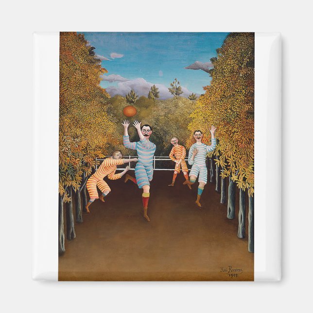 Fotbollsspelare Magnet (Framsidan)