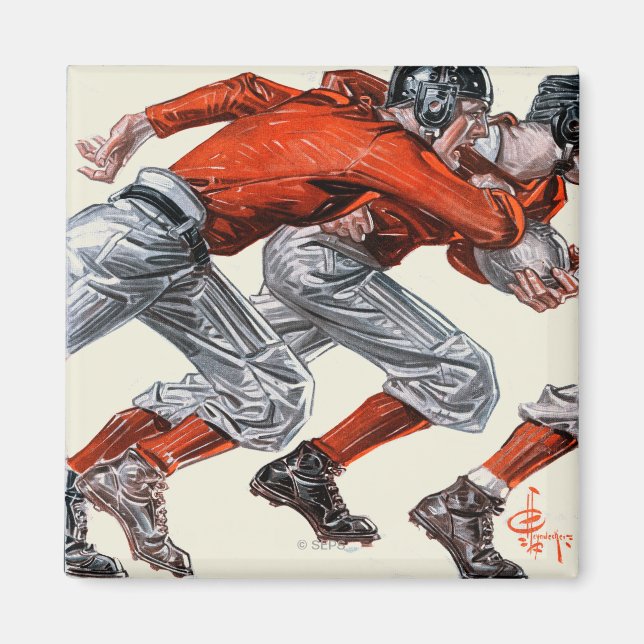 Fotbollsspelare Magnet (Framsidan)