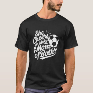 Fotbollsspelare mamma och målvakt älskare, Tjej M T Shirt