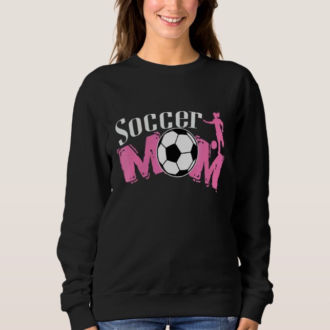 Fotbollsspelare Mamma T Shirt (Framsida)