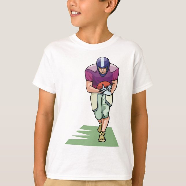 Fotbollsspelare med bollen t shirt (Framsida)