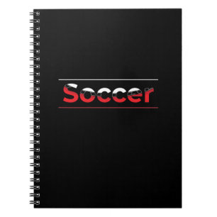 Fotbollsspelare - Minimalistisk grafik Geometric A Anteckningsbok