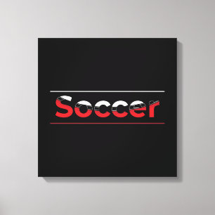 Fotbollsspelare - Minimalistisk grafik Geometric A Canvastryck