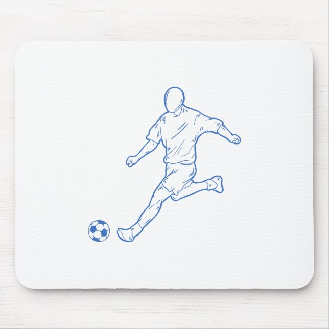 fotbollsspelare musmatta (Framsidan)
