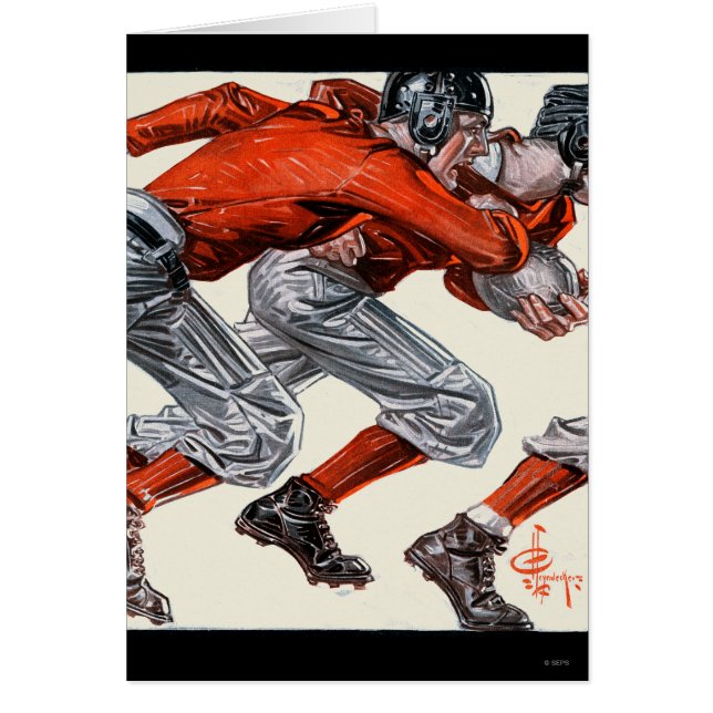 Fotbollsspelare OBS Kort (Framsidan)