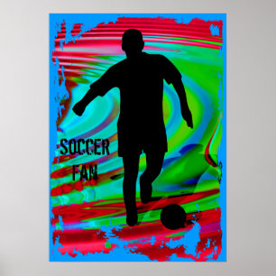 Fotbollsspelare och radiomobb poster