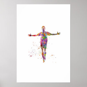 Fotbollsspelare Poster