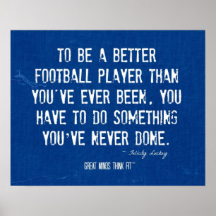 Fotbollsspelare Poster