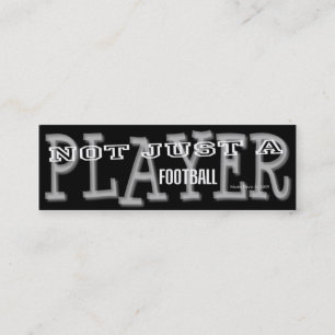 Fotbollsspelare - Social Media Personal Card Mini Visitkort