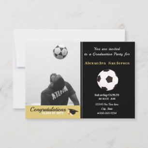 Fotbollsspelare studenten Photo party