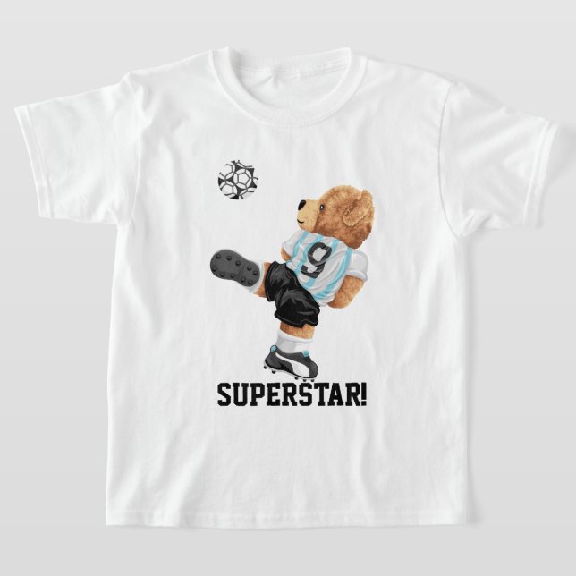 Fotbollsspelare T Shirt (Laydown)