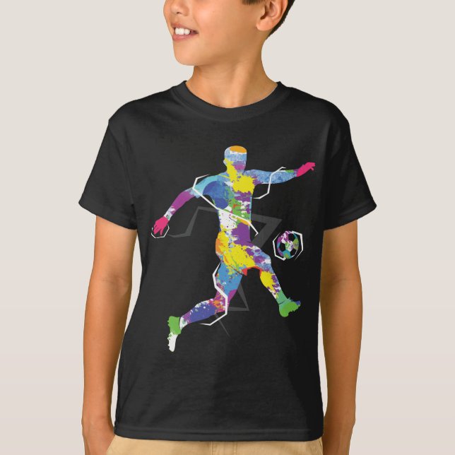 Fotbollsspelare T Shirt (Framsida)