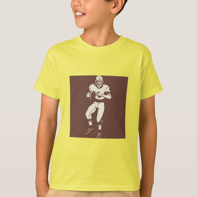 Fotbollsspelare T Shirt (Framsida)