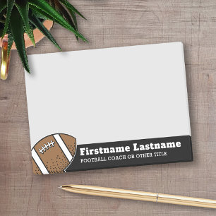 Fotbollsspelare, tränare eller lekman - Modern Te Post-it Block