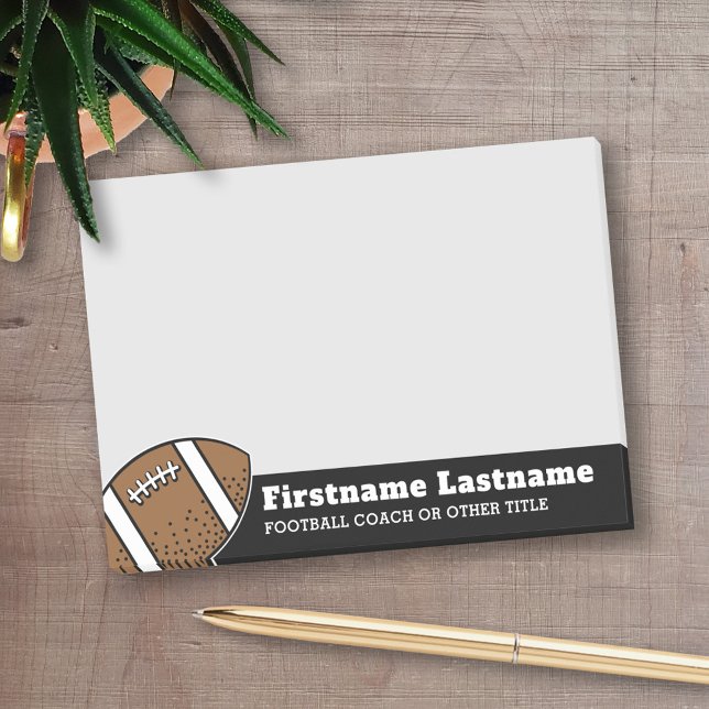 Fotbollsspelare, tränare eller lekman - Modern Tec Post-it Block (Skapare uppladdad)