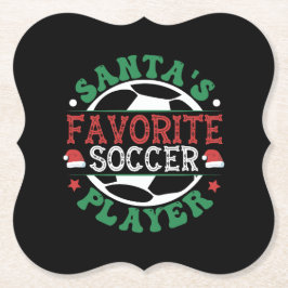 Fotbollsspelare Underlägg Papper