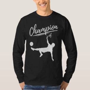 Fotbollsspelarens mästare t shirt