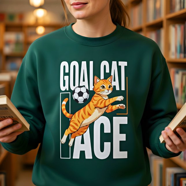 Fotbollsspelarepresent - Anime-katt för fotbollsen T Shirt (Skapare uppladdad)