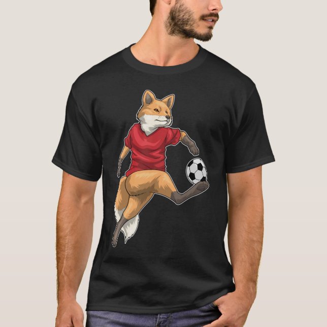 Fotbollsspelarfotbollssportar T Shirt (Framsida)
