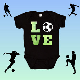 Fotbollsspelarteamet kärlek Pojke T Shirt