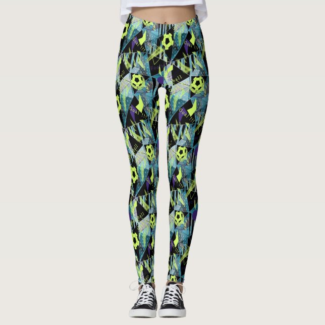 Fotbollssport boll leggings (Framsida)