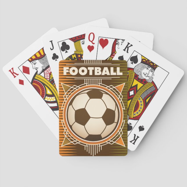 Fotbollssport Boll Spel Kort (Baksidan)