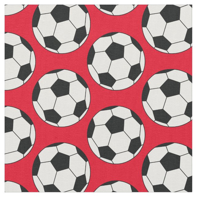 Fotbollssportar Röda Tyg (Närbild)