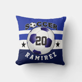 Fotbollssporter - eget namn| Kobolt Kudde