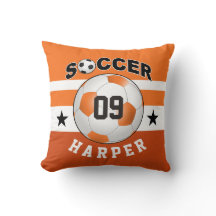 Fotbollssporter - eget namn| orange