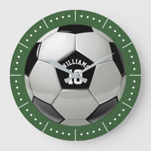 Fotbollssportsport för fotbollsspelare i fotbolls stor klocka