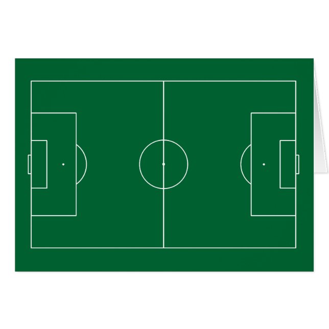 Fotbollsstadion Hälsningskort (Framsidan Horizontal)