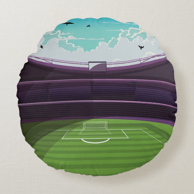 Fotbollsstadion Rund Kudde (Framsidan)