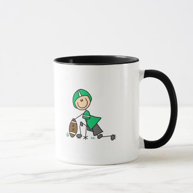 fotbollsstickatre mugg (Höger)