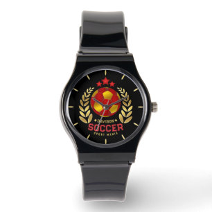 Fotbollsstil Emblem Armbandsur