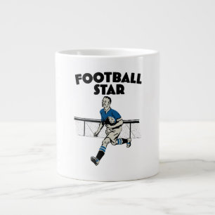 Fotbollsstjärna Jumbo Mugg