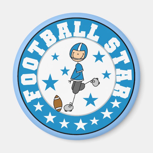 Fotbollsstjärna Magnet (Framsidan)