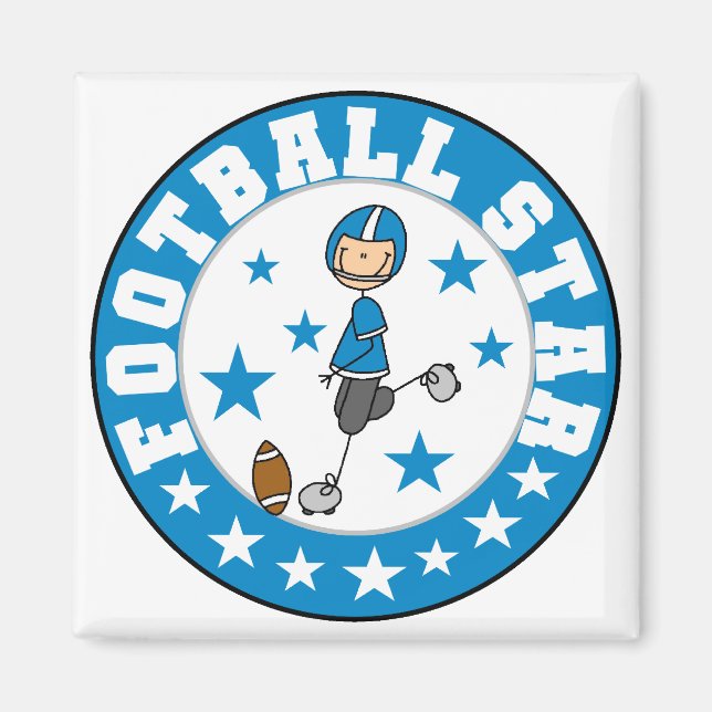 Fotbollsstjärna Magnet (Framsidan)